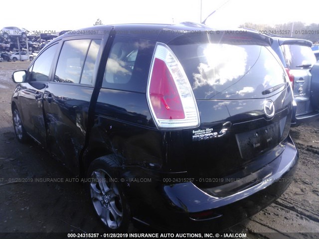 JM1CR2W34A0384415 - 2010 MAZDA 5 BLACK photo 3