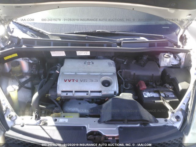 5TDZA23CX5S224340 - 2005 TOYOTA SIENNA CE/LE SILVER photo 10