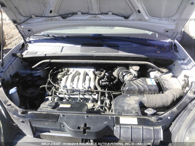 KM8JN12DX6U358294 - 2006 HYUNDAI TUCSON GLS/LIMITED 银色 照片 10