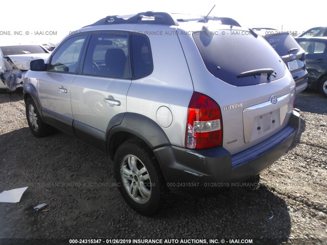 KM8JN12DX6U358294 - 2006 HYUNDAI TUCSON GLS/LIMITED 银色 照片 3