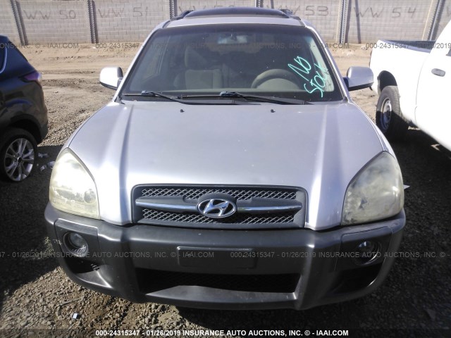 KM8JN12DX6U358294 - 2006 HYUNDAI TUCSON GLS/LIMITED 银色 照片 6