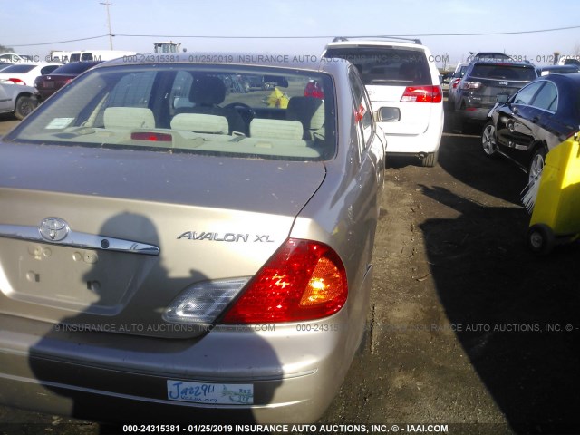 4T1BF28B21U147127 - 2001 TOYOTA AVALON XL/XLS GOLD photo 4