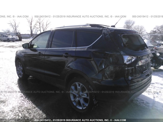 1FMCU9J90FUA86572 - 2015 FORD ESCAPE TITANIUM BLACK photo 3