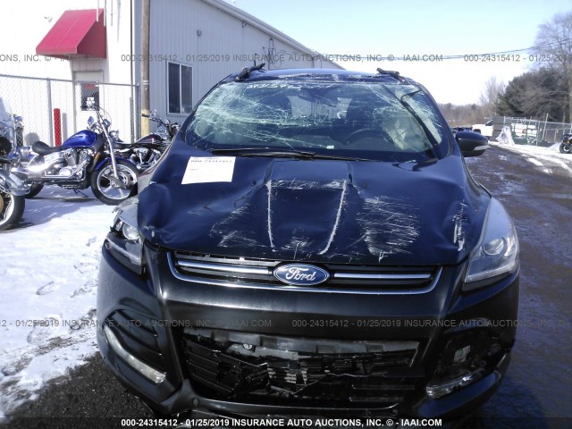 1FMCU9J90FUA86572 - 2015 FORD ESCAPE TITANIUM BLACK photo 6