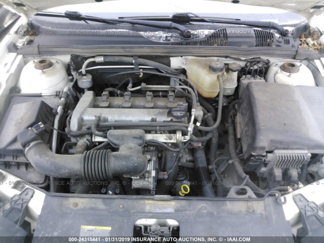 1G1ZS58FX8F120347 - 2008 CHEVROLET MALIBU LS Weiß Foto 10
