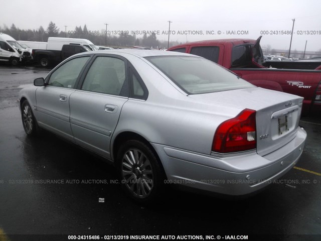 YV1TS592361444155 - 2006 VOLVO S80 2.5T SILVER photo 3