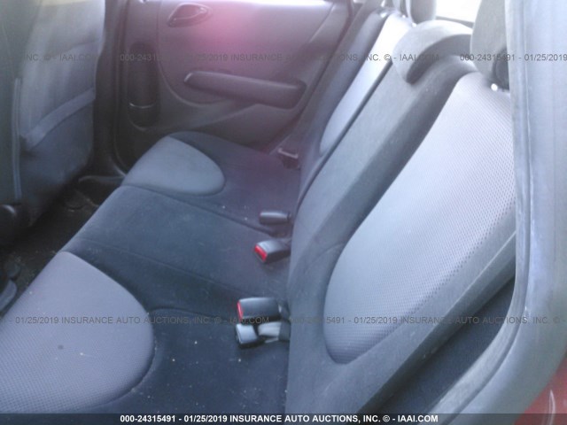 JHMGD37627S040043 - 2007 HONDA FIT S 红色 照片 8