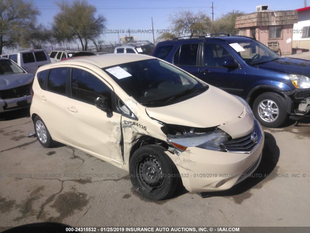 3N1CE2CP4FL448467 - 2015 NISSAN VERSA NOTE S/S PLUS/SV/SL/SR CREAM photo 1