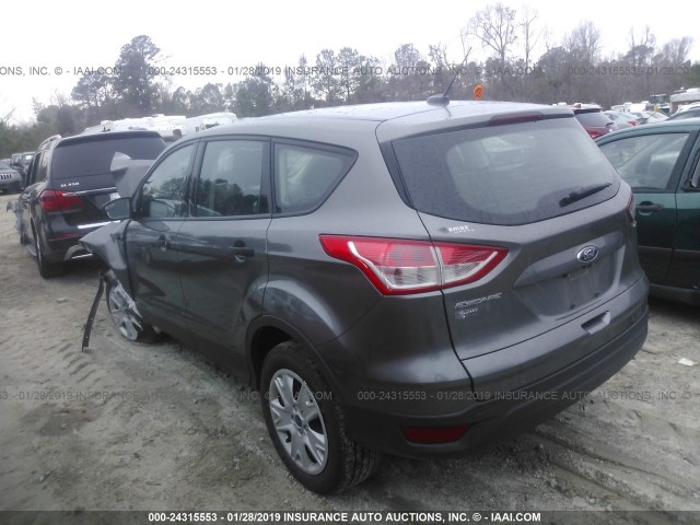 1FMCU0F76EUC04738 - 2014 FORD ESCAPE S GRAY photo 3