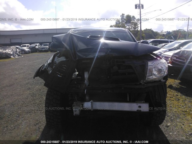 5TELU42N87Z396240 - 2007 TOYOTA TACOMA DOUBLE CAB 黑色 照片 6