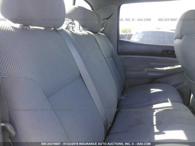 5TELU42N87Z396240 - 2007 TOYOTA TACOMA DOUBLE CAB 黑色 照片 8