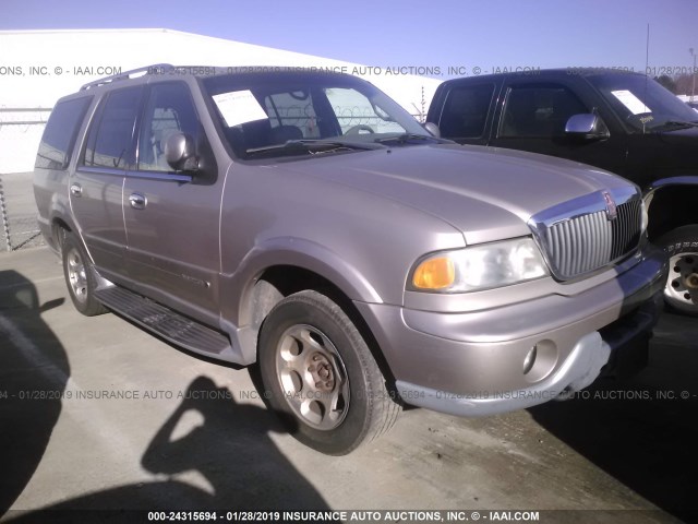 5LMFU28A3YLJ31675 - 2000 LINCOLN NAVIGATOR TAN photo 1