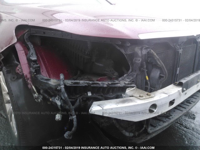 KMHGC46E49U025971 - 2009 HYUNDAI GENESIS 3.8L BURGUNDY photo 6