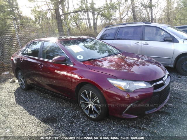 4T1BF1FK6FU987769 - 2015 TOYOTA CAMRY LE/XLE/SE/XSE RED photo 1