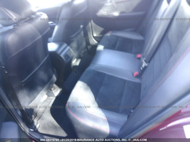 4T1BF1FK6FU987769 - 2015 TOYOTA CAMRY LE/XLE/SE/XSE RED photo 8