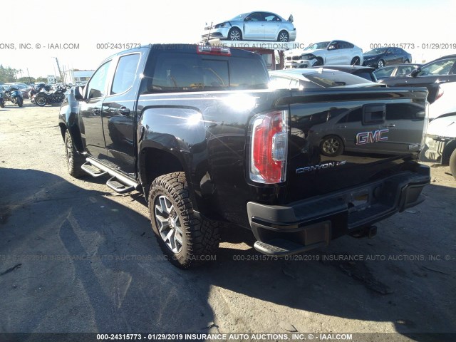 1GTG6CEN8J1150999 - 2018 GMC CANYON SLE BLACK photo 3