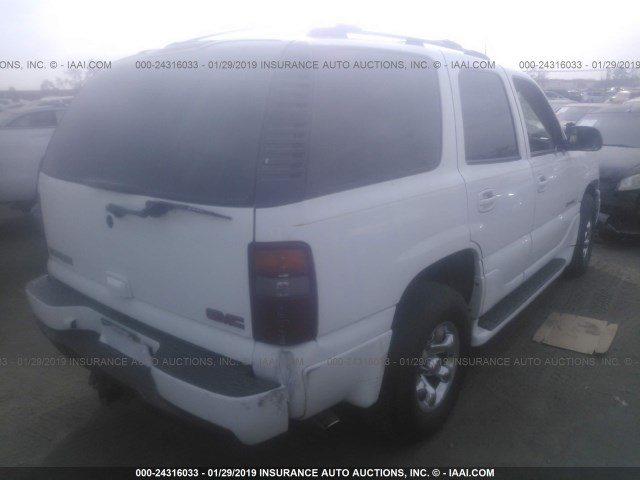 1GKEK63U32J267765 - 2002 GMC DENALI WHITE photo 4