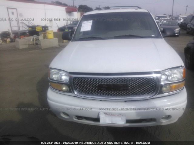 1GKEK63U32J267765 - 2002 GMC DENALI WHITE photo 6