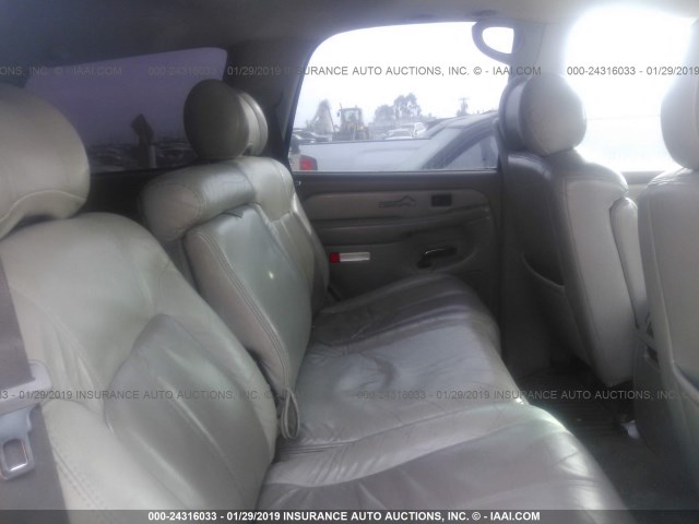 1GKEK63U32J267765 - 2002 GMC DENALI WHITE photo 8