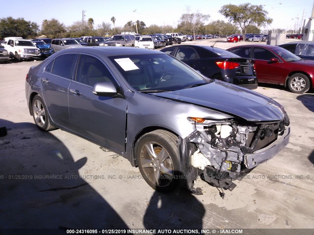 JH4CU2F62CC018154 - 2012 ACURA TSX TECH GRAY photo 1