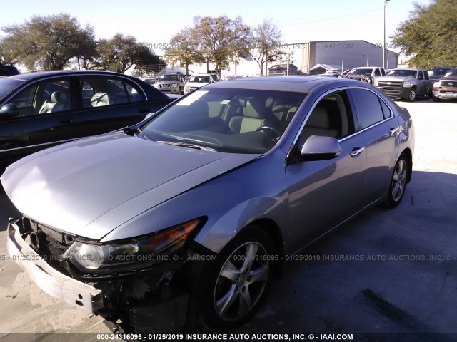 JH4CU2F62CC018154 - 2012 ACURA TSX TECH GRAY photo 2