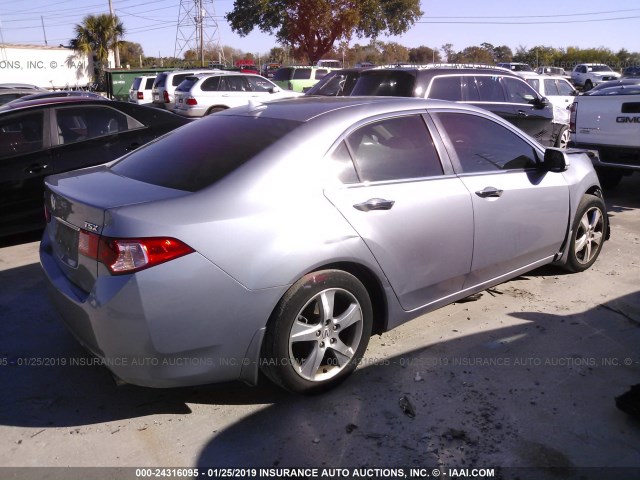 JH4CU2F62CC018154 - 2012 ACURA TSX TECH GRAY photo 4