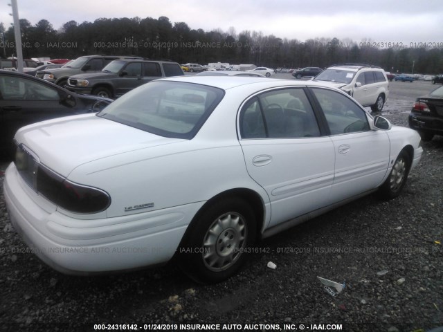 1G4HR54K9YU159553 - 2000 BUICK LESABRE LIMITED WHITE photo 4