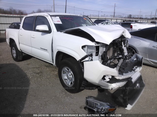 5TFAZ5CN3GX015706 - 2016 TOYOTA TACOMA DBL CAB/SR5/TRD SPORT/OR WHITE photo 1