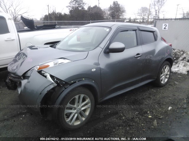 JN8AF5MV3DT221428 - 2013 NISSAN JUKE S/SV/SL GRAY photo 2