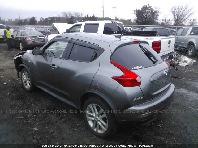 JN8AF5MV3DT221428 - 2013 NISSAN JUKE S/SV/SL GRAY photo 3