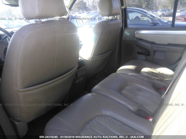 4M2ZU86K03UJ12789 - 2003 MERCURY MOUNTAINEER  GRAY photo 8