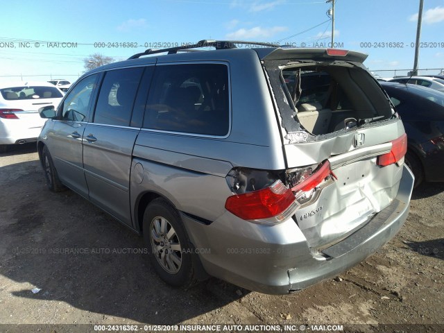 5FNRL38668B044896 - 2008 HONDA ODYSSEY EXL TEAL photo 3