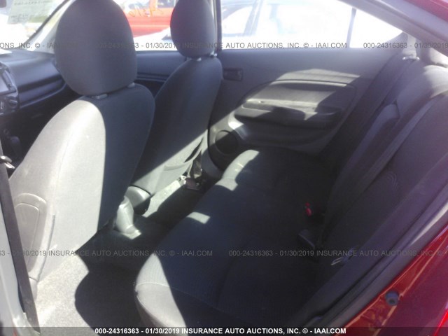 ML32F3FJXJHF00278 - 2018 MITSUBISHI MIRAGE G4 ES Tünd qırmızı foto 8