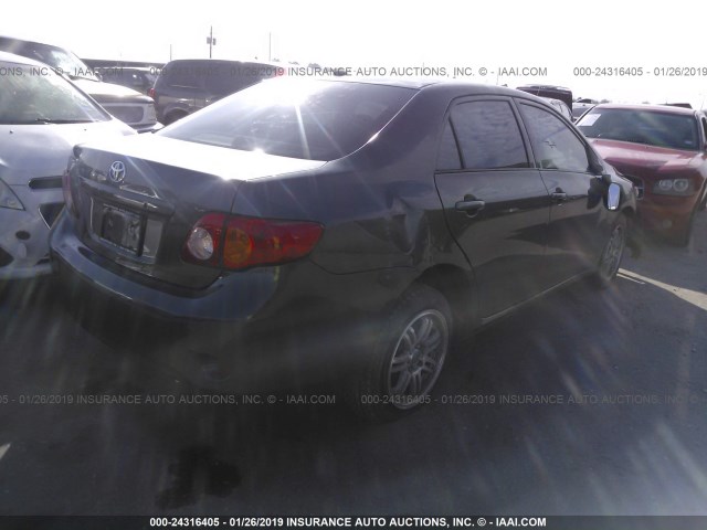 JTDBL40E299036882 - 2009 TOYOTA COROLLA LE/XLE GRAY photo 4