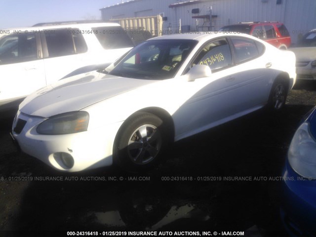 2G2WP522951351412 - 2005 PONTIAC GRAND PRIX WHITE photo 2