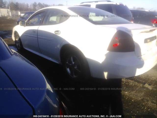 2G2WP522951351412 - 2005 PONTIAC GRAND PRIX WHITE photo 3