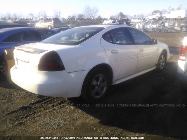 2G2WP522951351412 - 2005 PONTIAC GRAND PRIX WHITE photo 4