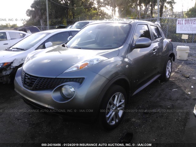 JN8AF5MR7DT207549 - 2013 NISSAN JUKE S/SV/SL GRAY photo 2