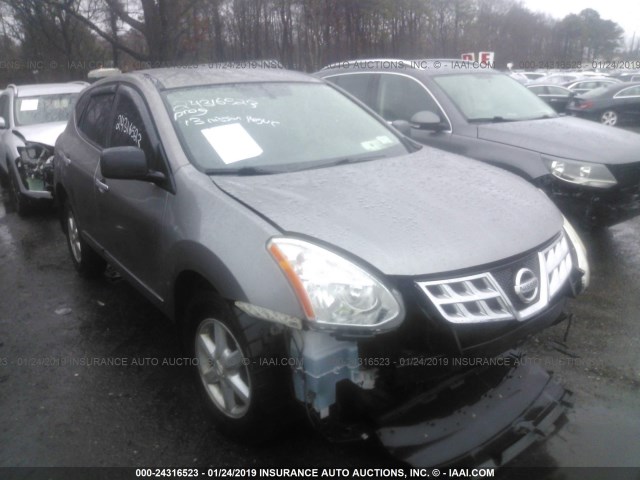 JN8AS5MV7DW657399 - 2013 NISSAN ROGUE S/SV GRAY photo 1