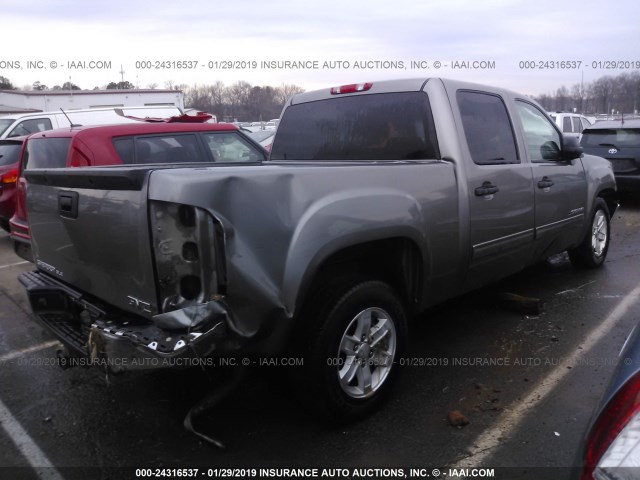 3GTP1VE70DG189426 - 2013 GMC SIERRA C1500 SLE GRAY photo 4