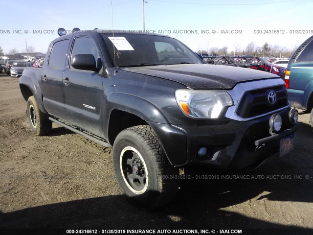 5TFLU4EN7DX078091 - 2013 TOYOTA TACOMA DOUBLE CAB 黑色 照片 1