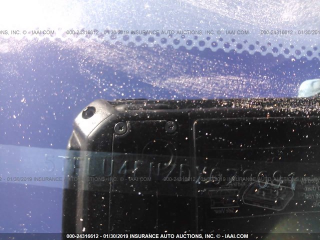 5TFLU4EN7DX078091 - 2013 TOYOTA TACOMA DOUBLE CAB 黑色 照片 9