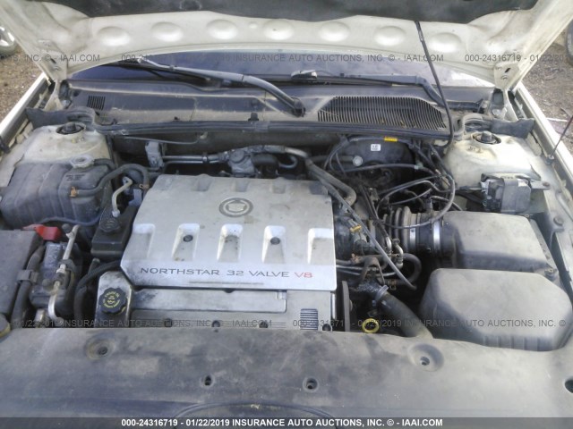 1G6KE57Y42U156141 - 2002 CADILLAC DEVILLE DHS WHITE photo 10