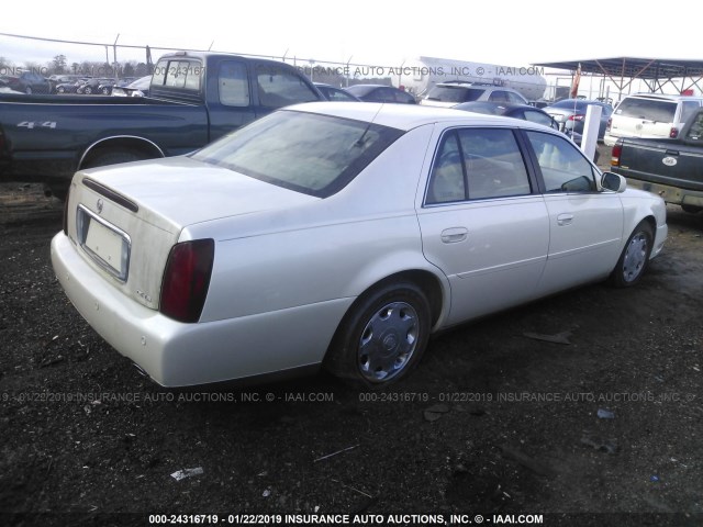 1G6KE57Y42U156141 - 2002 CADILLAC DEVILLE DHS WHITE photo 4