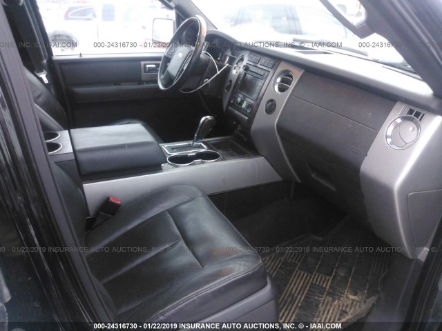 1FMFK20547LA27783 - 2007 FORD EXPEDITION BLACK photo 5