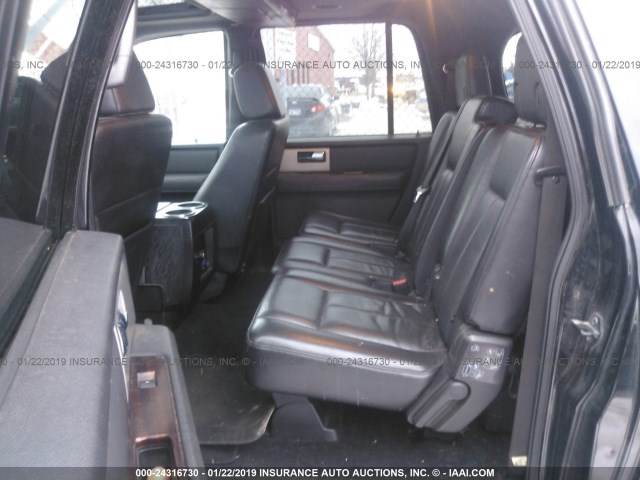 1FMFK20547LA27783 - 2007 FORD EXPEDITION BLACK photo 8