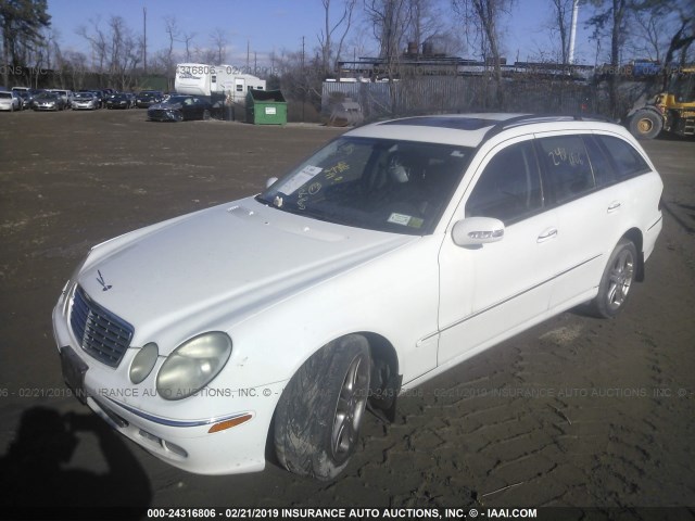 WDBUH87JX6X188631 - 2006 MERCEDES-BENZ E WHITE photo 2