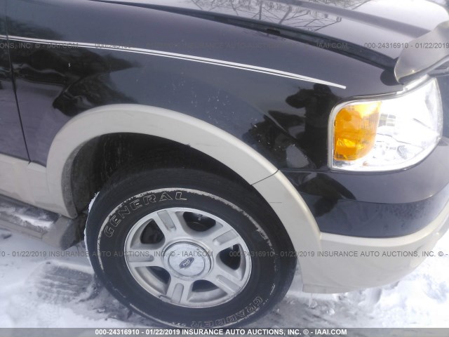 1FMFU18566LA30188 - 2006 FORD EXPEDITION EDDIE BAUER BLACK photo 6