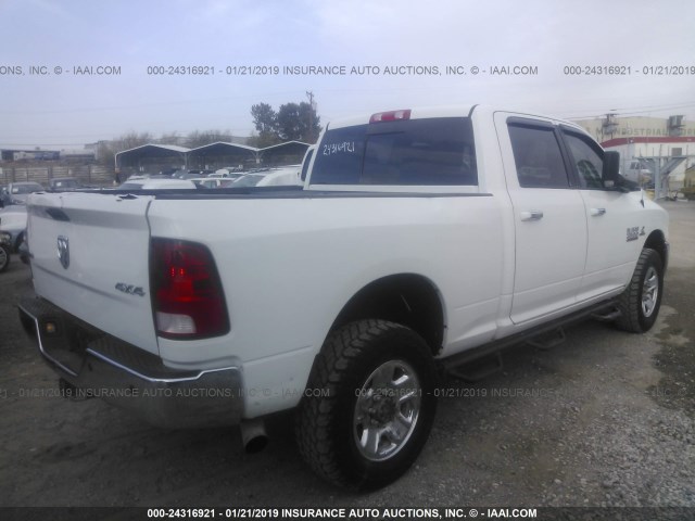 3C6UR5DL8FG537090 - 2015 RAM 2500 SLT WHITE photo 4