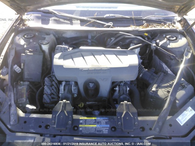 2G2WP552771162773 - 2007 PONTIAC GRAND PRIX Чорний фото 10